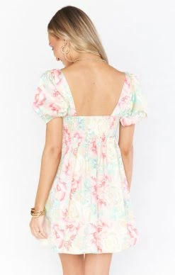 Show Me Your Mumu Smitten Babydoll Dress ~ Pastel Flowers -Fashion Womens Discount Store summerbridal shadesofpinck sydnibri 2.2338080