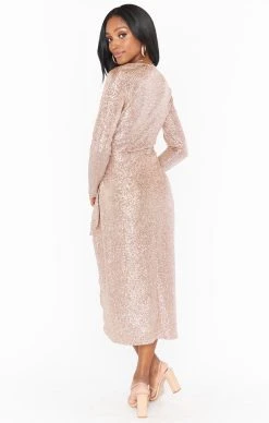 Show Me Your Mumu Kimora Wrap Dress ~ Silver Confetti -Fashion Womens Discount Store sydni blake giftshopnovember 10.2224026