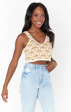 Show Me Your Mumu Tate Tank ~ Honey Wallflower Knit -Fashion Womens Discount Store sydnilexa 8.1813961