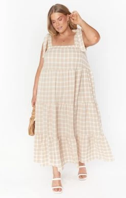 Show Me Your Mumu Arabella Maxi Dress ~ Cream Plaid 29 Show Me Your Mumu Arabella Maxi Dress ~ Cream Plaid -Fashion Womens Discount Store sydnilexa 8.1814300 eb429f1c 61b6 46b6 a545 ad976b4c4ab7
