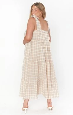 Show Me Your Mumu Arabella Maxi Dress ~ Cream Plaid 22 Show Me Your Mumu Arabella Maxi Dress ~ Cream Plaid -Fashion Womens Discount Store sydnilexa 8.1814320